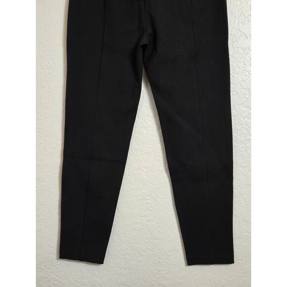 J.CREW Any Day Stretch Ponte Pants Womens Size Medium Petite Black Career Office - Picture 6 of 9